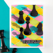 Spellbinders - Layered Harlequin Stencil