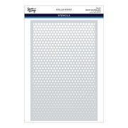 Spellbinders - Layered Cascading Dots Stencil by Simon Hurley