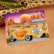 Spellbinders - Highway Horizons-Desert Layered Stencils by Mindy Eggen
