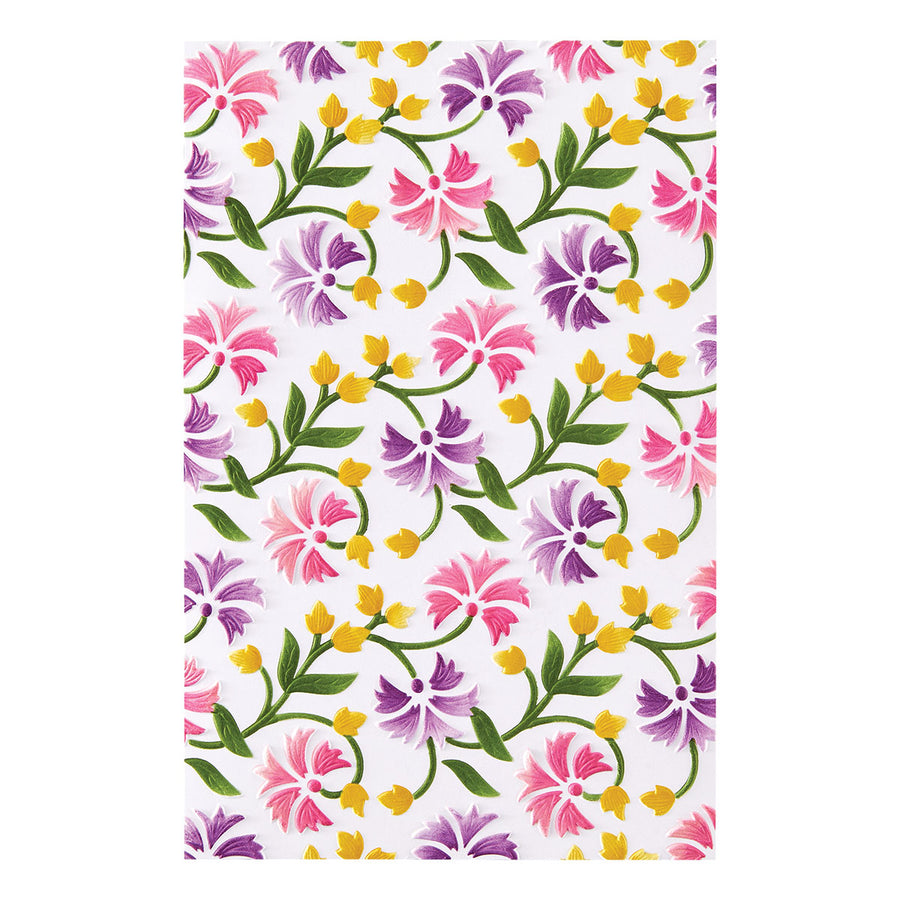 Spellbinders - Flowing Florals Layered Stencils by Simon Hurley