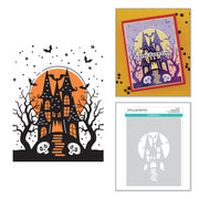 Spellbinders - BetterPress Society August 2026 (Haunted Hollow Press Plate & Die Set + Add-on Stencil Bundle)