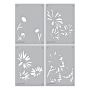 Spellbinders - Daisy Trio BetterPress and Stencil Bundle from the Yana's Daisies Collection by Yana Smakula
