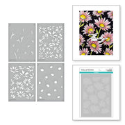 Spellbinders - Daisy Shower BetterPress and Stencil Bundle from the Yana's Daisies Collection by Yana Smakula