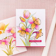 Spellbinders - Tulips and Daffodils Press + Foil Plate by Yana Smakula