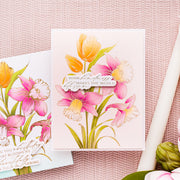 Spellbinders - Tulips and Daffodils Press + Foil Plate by Yana Smakula