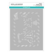 (PRE-ORDER) Spellbinders - BetterPress Society July 2026 (Snowman Wishes Press Plates, Die Set and Stencils Bundle)