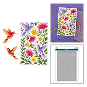 Spellbinders - Hummingbird Garden 3D Folder and Stencil Bundle by Simon Hurley