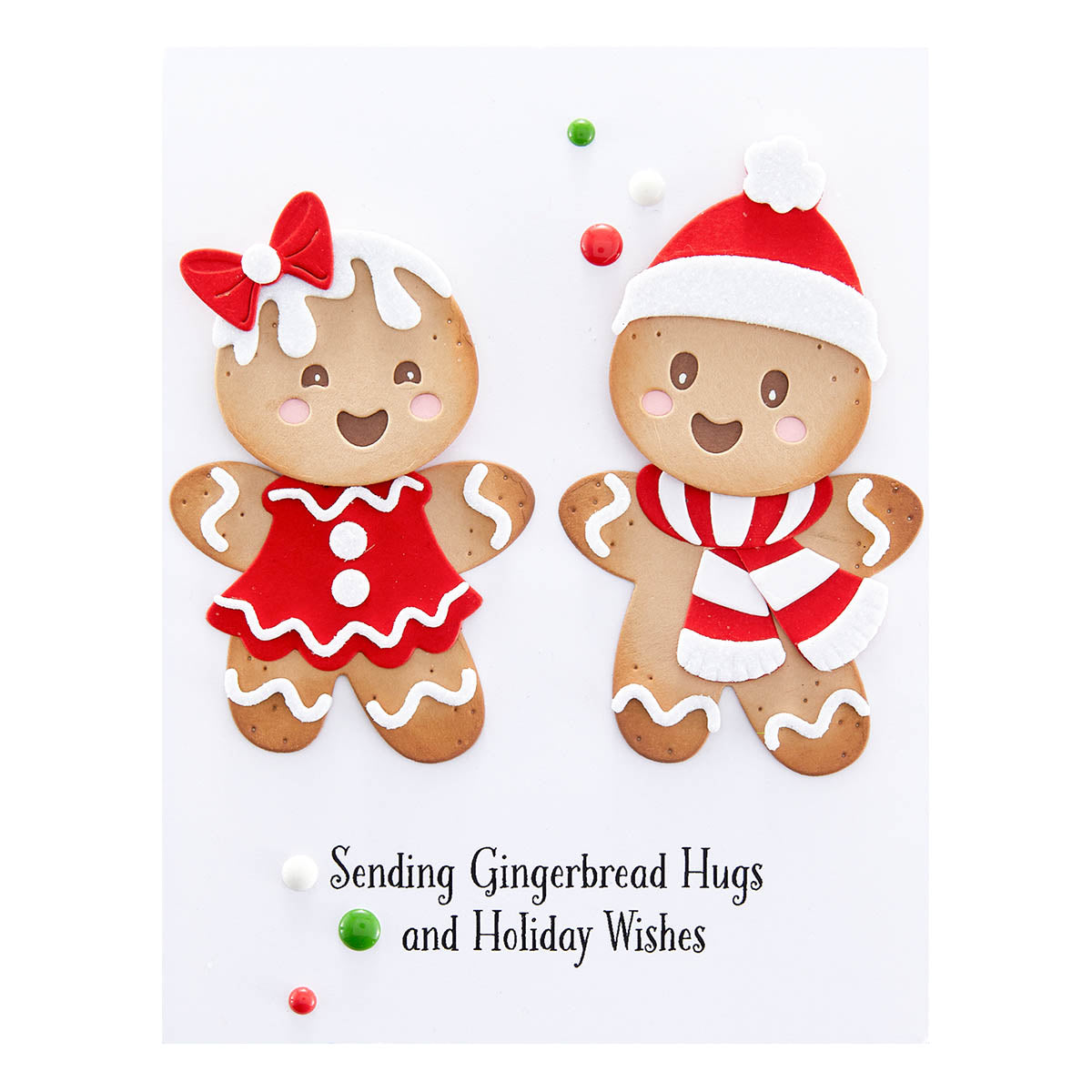 Spellbinders - Dancin' Christmas Sentiments Clear Stamp Set from the Dancin' Christmas Collection