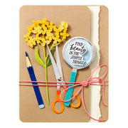 Spellbinders - Field Notes Sentiments Clear Stamp Set from the Field Notes Collection