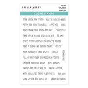 Spellbinders - Stay Saucy Clear Stamp Set from the Buon Appetito Collection