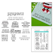 Spellbinders - Birthday Laughs Sentiments Clear Stamp Set