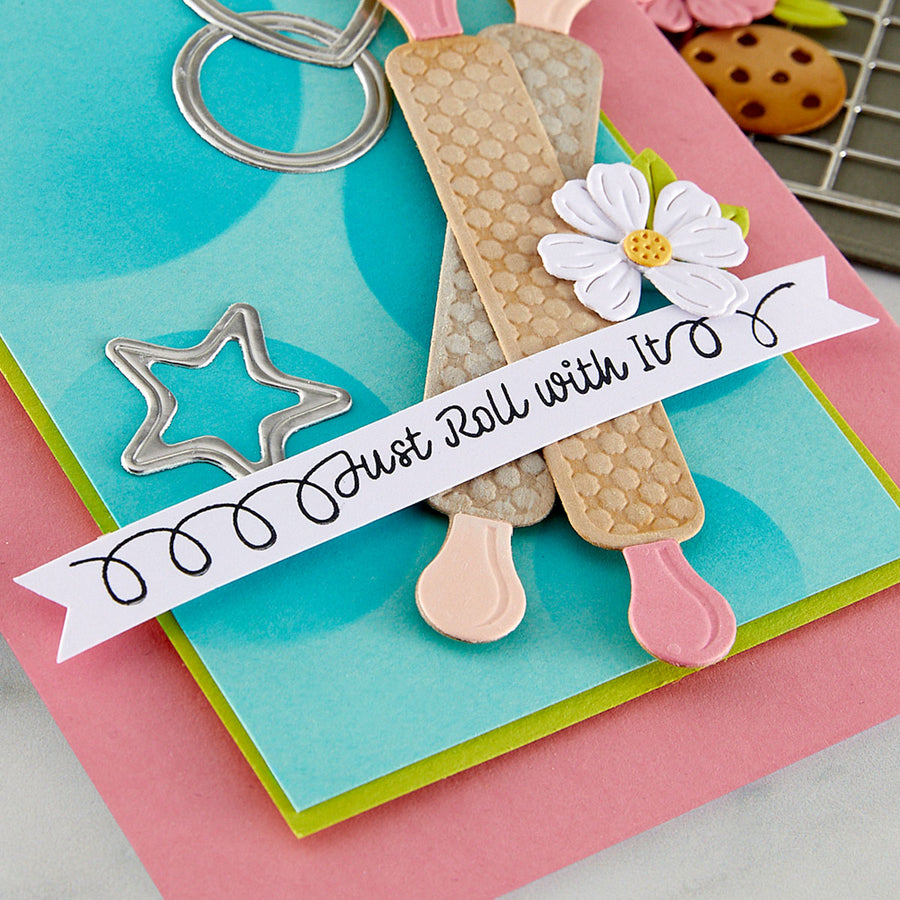 Spellbinders - Sugared Expressions Clear Stamp Set by Tina Smith