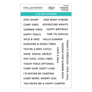 Spellbinders - Summertime Sentiments Clear Stamp Set by Allison Frazier