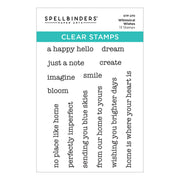 Spellbinders - Whimsical Wishes Clear Stamp Set by Vicky Papaioannou