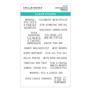 Spellbinders - Lasting Impressions Clear Stamp Set