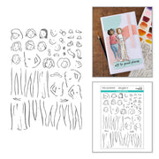Spellbinders - Illustrated Lady Clear Stamp Set by Josh Griffiths Studio