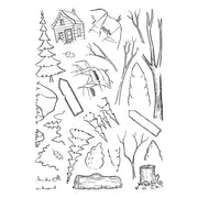 Spellbinders - Into the Wild Clear Stamp Set by Josh Griffiths Studio