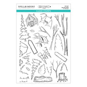 Spellbinders - Into the Wild Clear Stamp Set by Josh Griffiths Studio