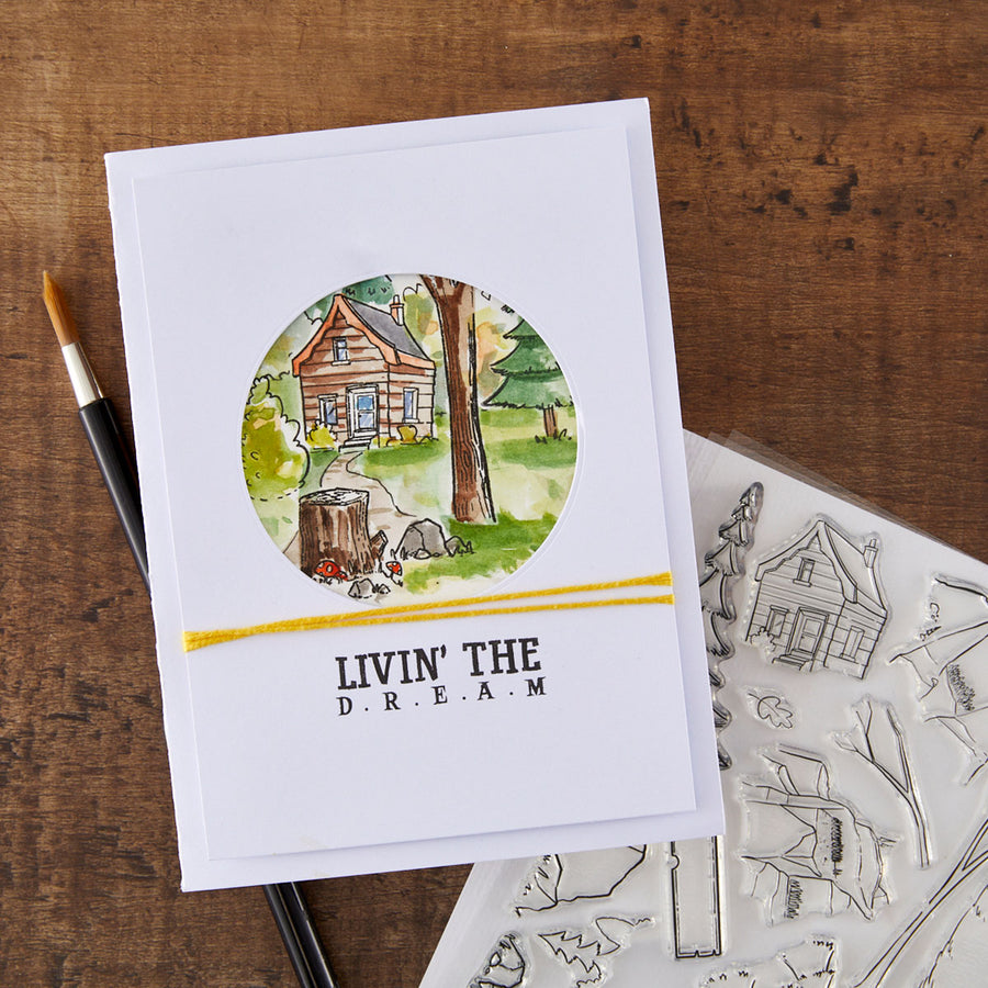 Spellbinders - Into the Wild Clear Stamp Set by Josh Griffiths Studio