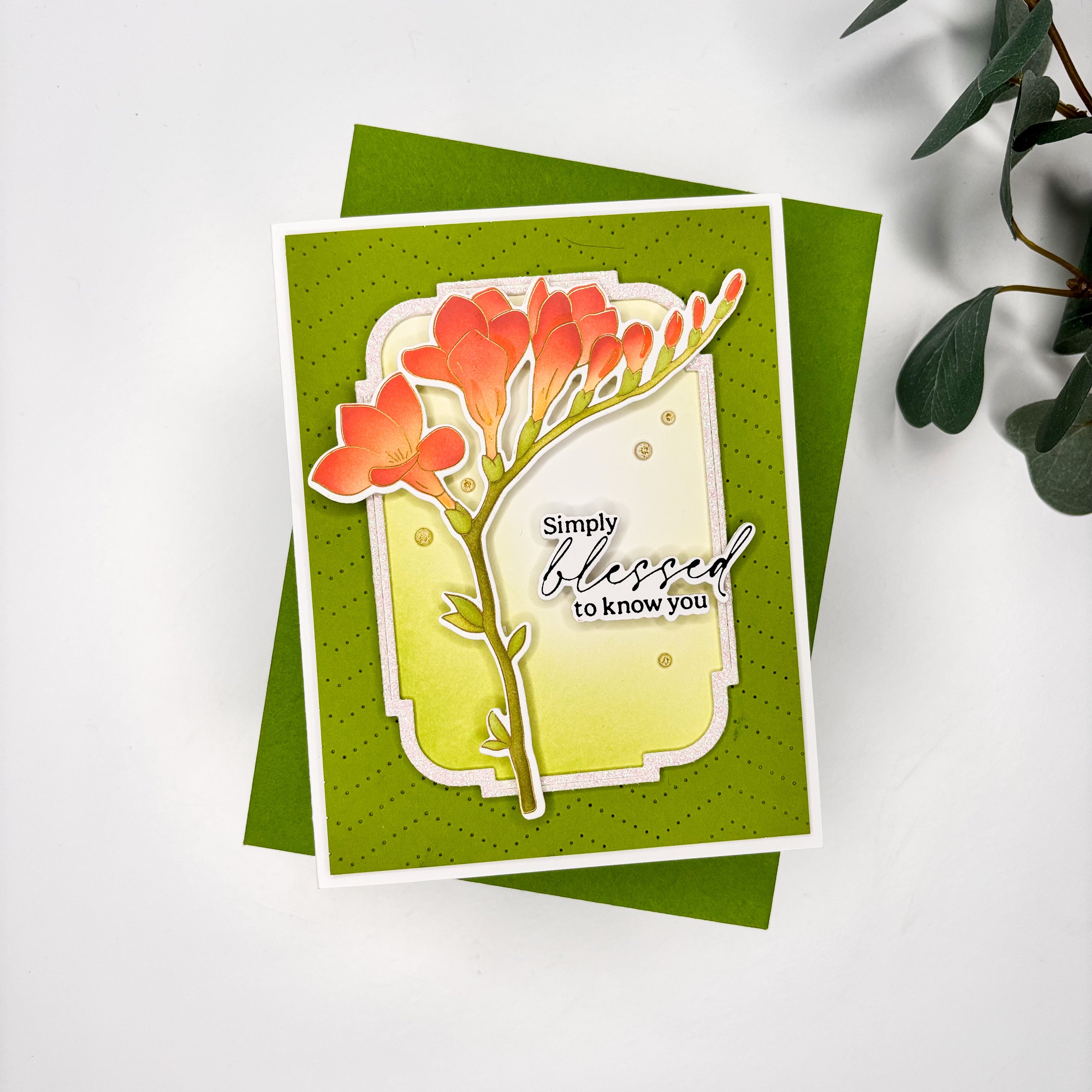 Pinkfresh Studio - Freesia Flourish Stencils