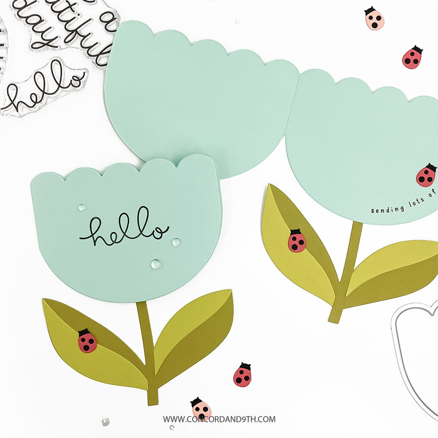 Concord & 9th - Scalloped Petals Stamp Set
