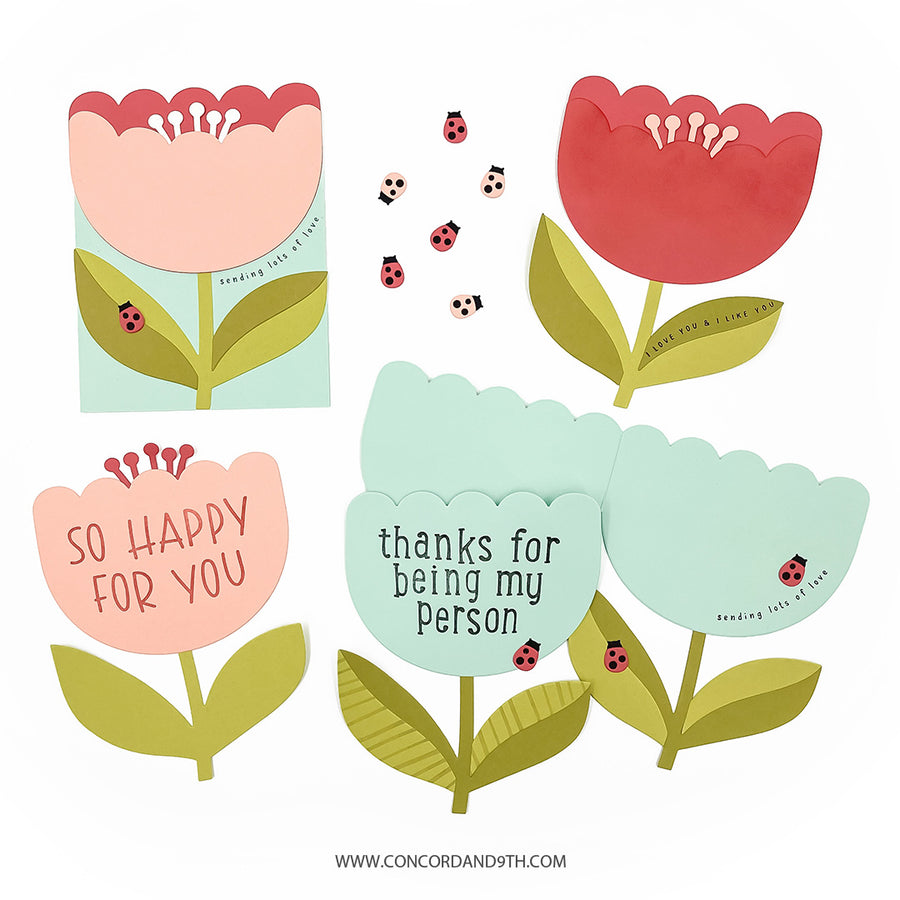 Concord & 9th - Scalloped Petals Stamp Set