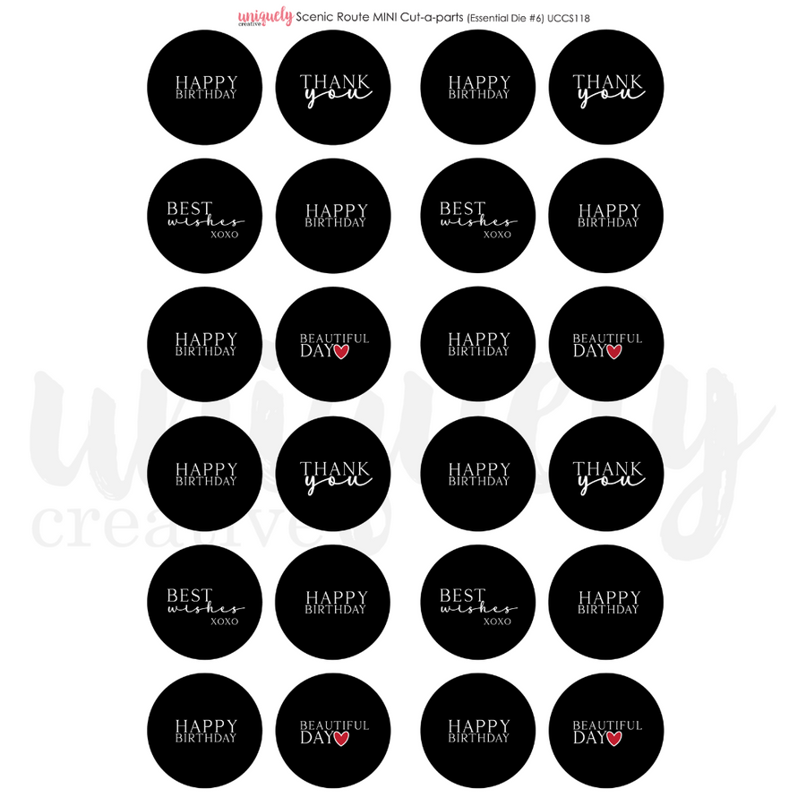Uniquely Creative - Scenic Route Cut-a-Part Sheet Mini
