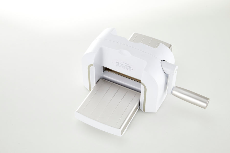 Spellbinders - White Platinum Scout Die Cutting and Embossing Machine - 3.5" Platform