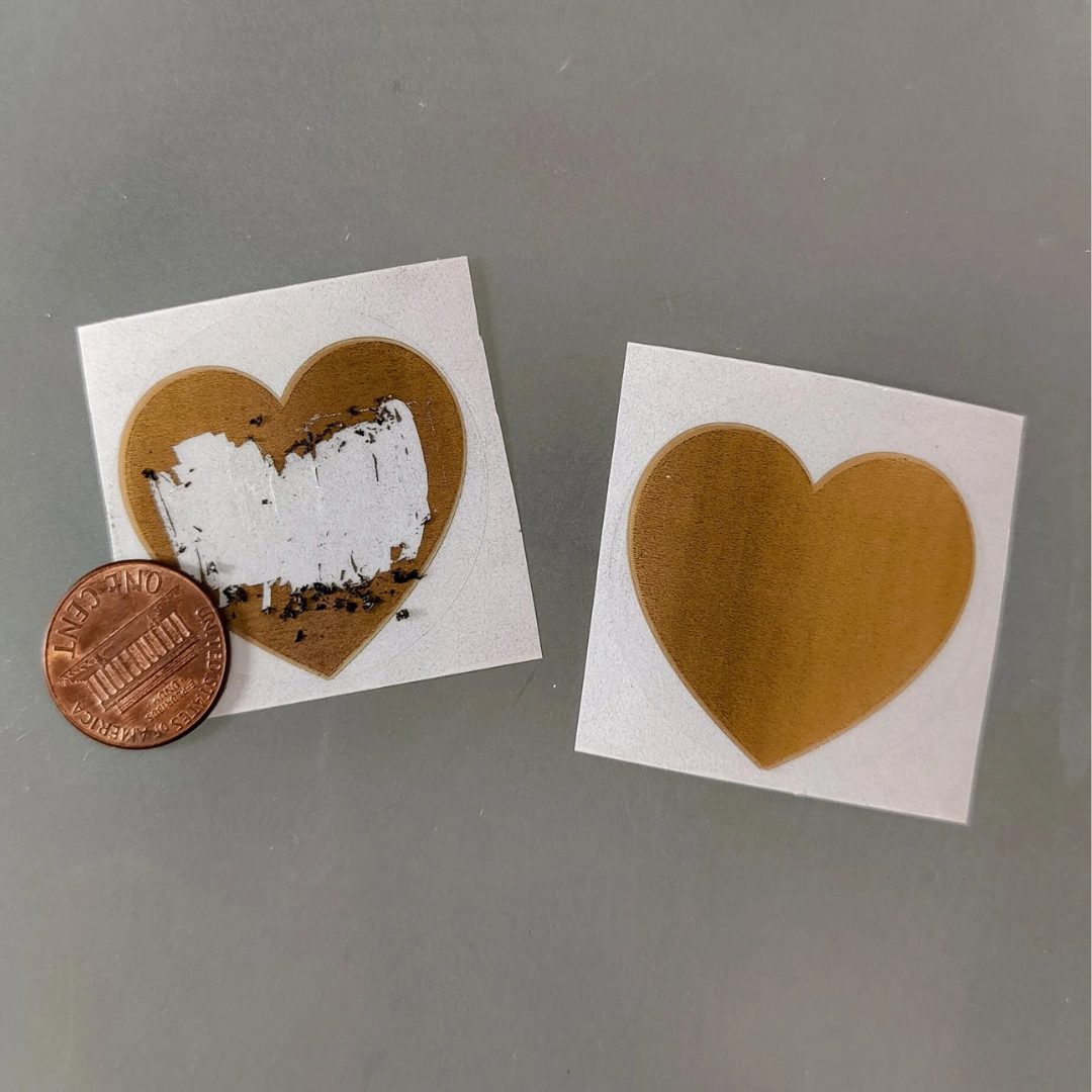 Pear Blossom Press - Scratch Off Stickers (50 pack) assorted sizes, shapes and colors