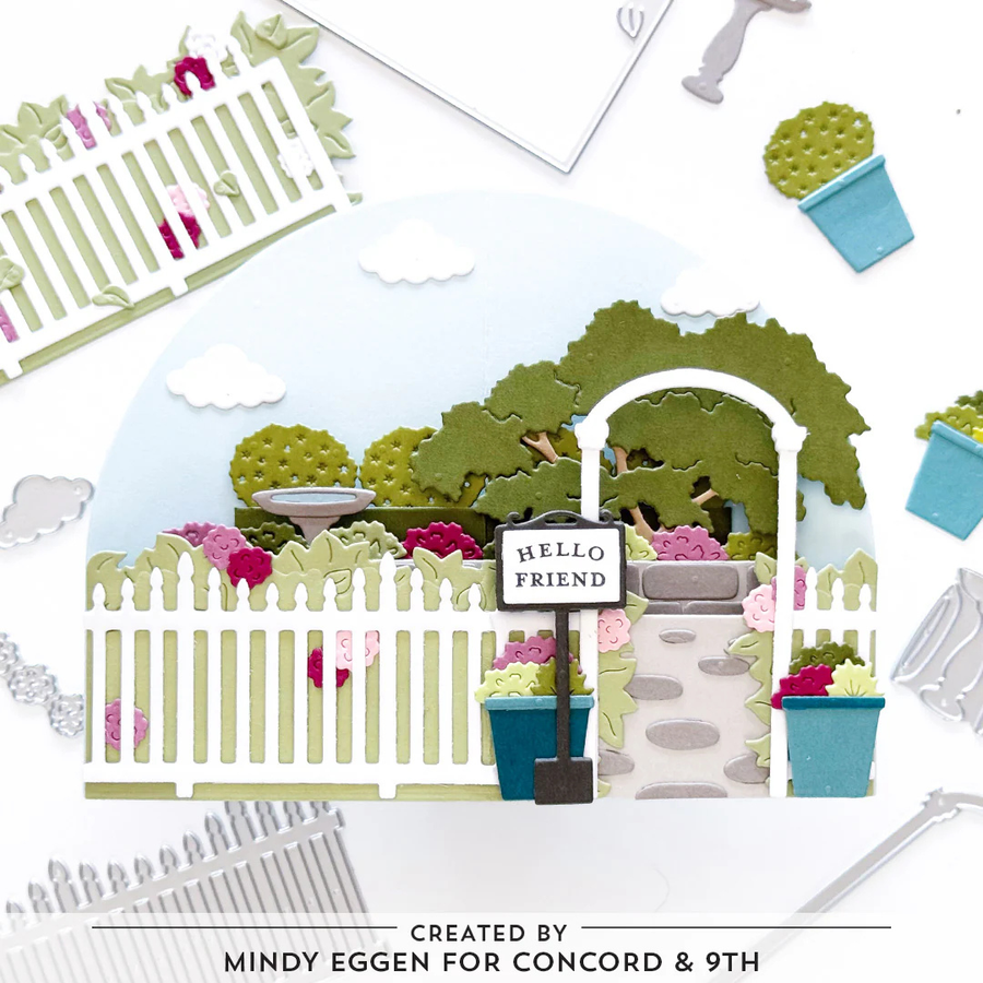 Concord & 9th - Secret Garden Stacks Stamp Set