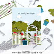 Concord & 9th - Secret Garden Stacks Stamp Set