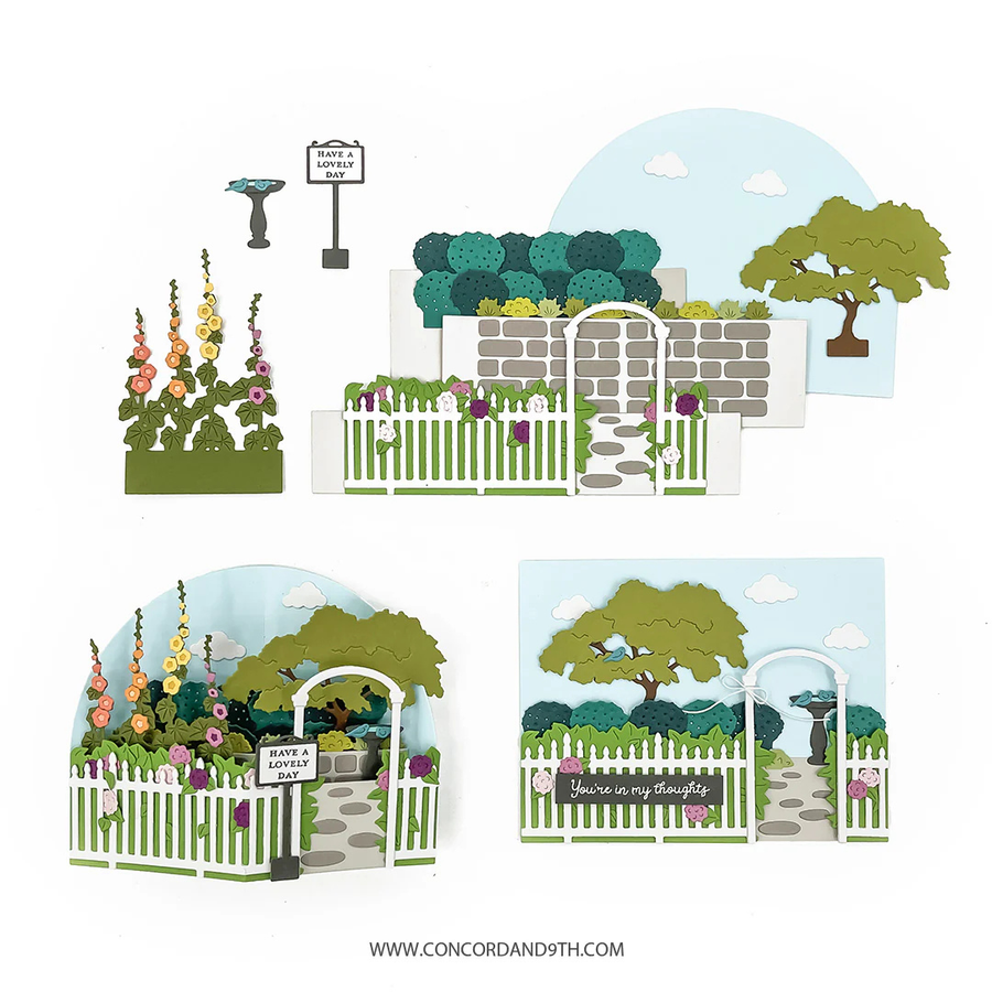 Concord & 9th - Secret Garden Stacks Stamp Set