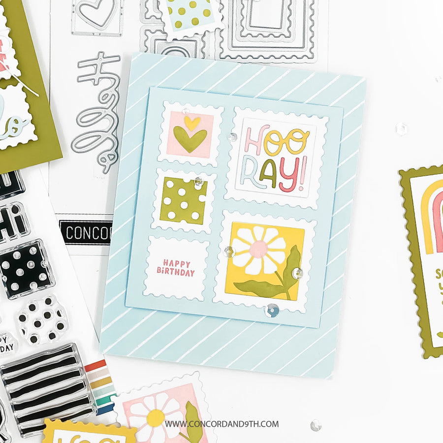 Concord & 9th - Sending Joy Stamp & Die Bundle