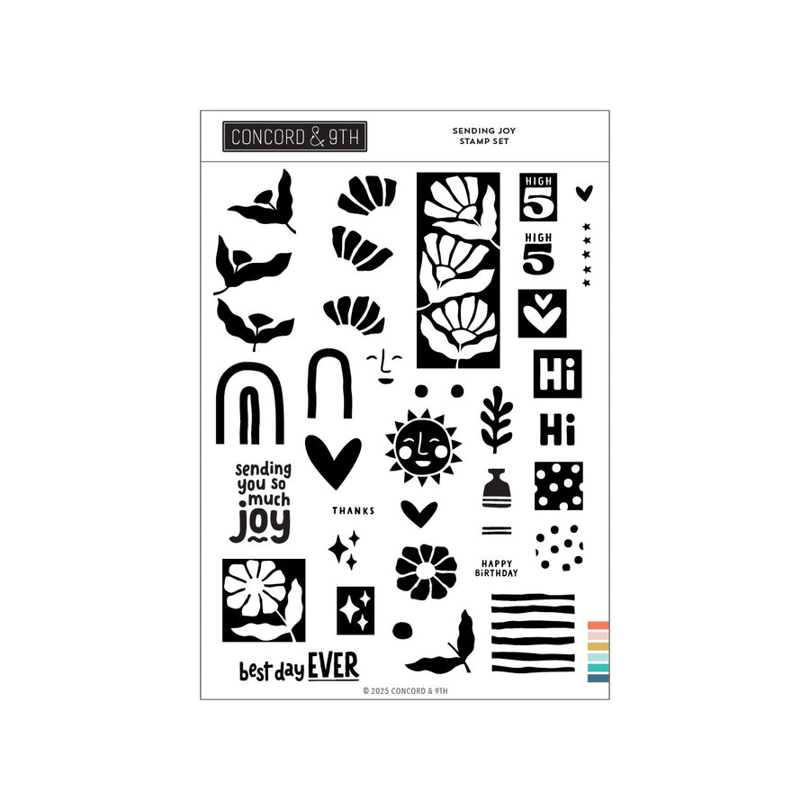 Concord & 9th - Sending Joy Stamp Set