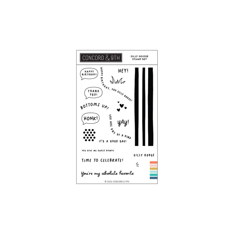 Concord & 9th - Silly Goose Stamp Set