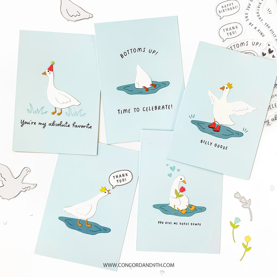 Concord & 9th - Silly Goose Stamp Set