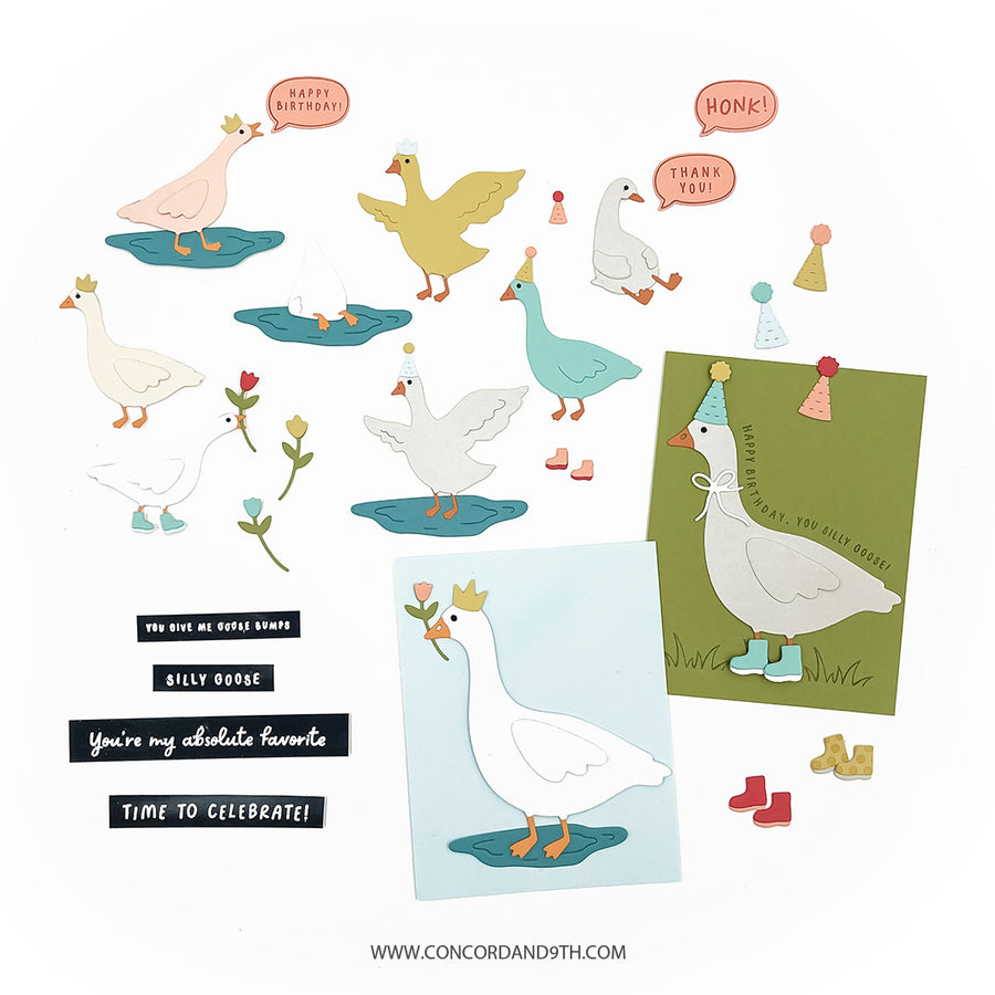 Concord & 9th - Silly Goose Stamp Set