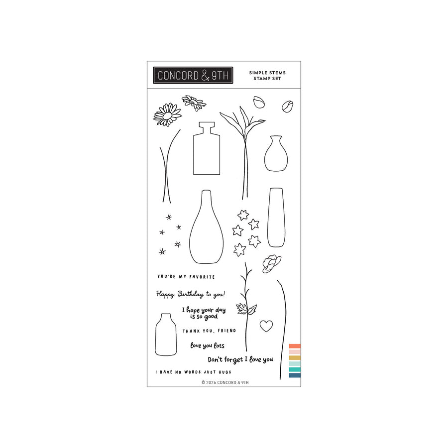 Concord & 9th - Simple Stems Stamp Set
