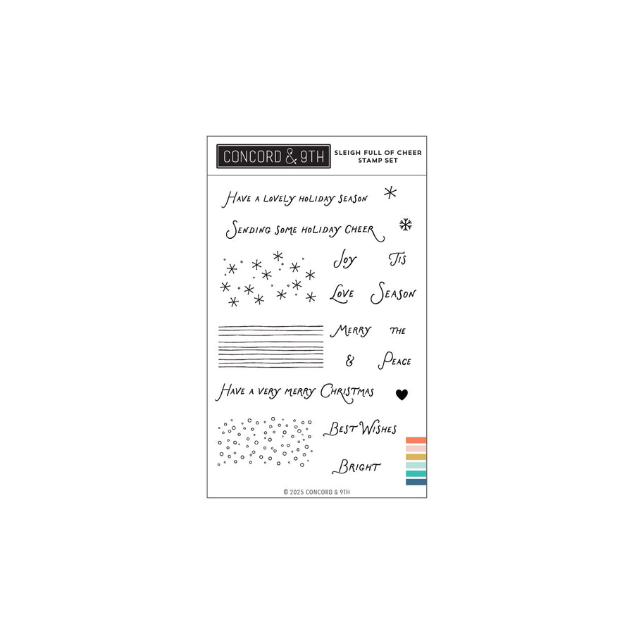 Concord & 9th - Sleigh Full of Cheer Stamp Set