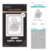 Spellbinders - BetterPress Society July 2026 (Snowman Wishes Press Plates, Die Set and Stencils Bundle)