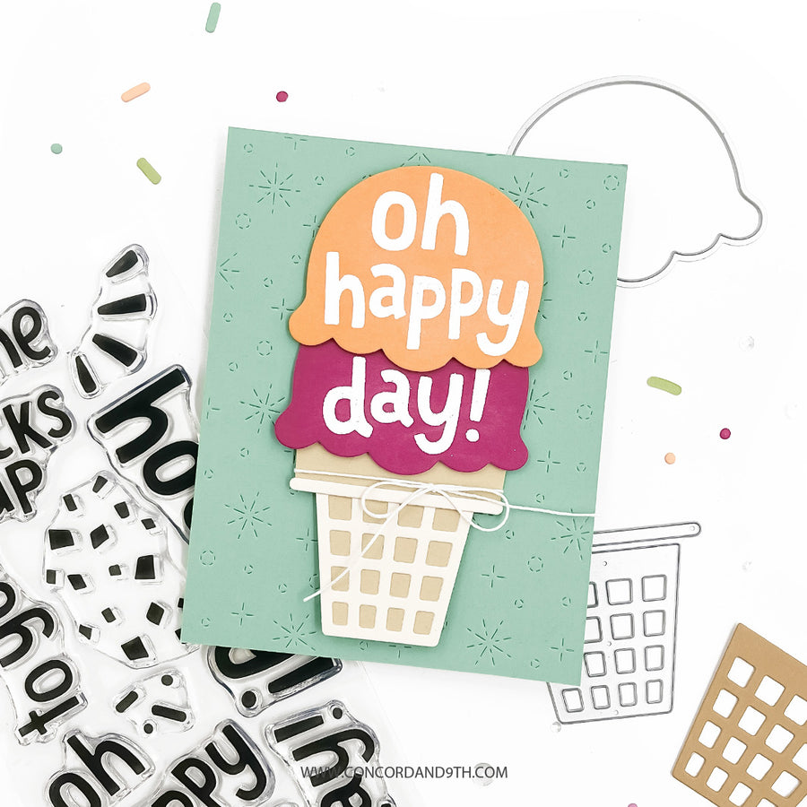 Concord & 9th - So Many Scoops Stamp Set