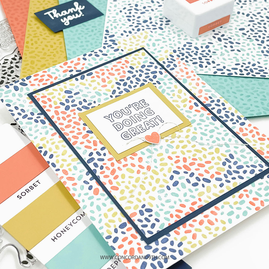 Concord & 9th - Speckled Turnabout™ Stamp Set