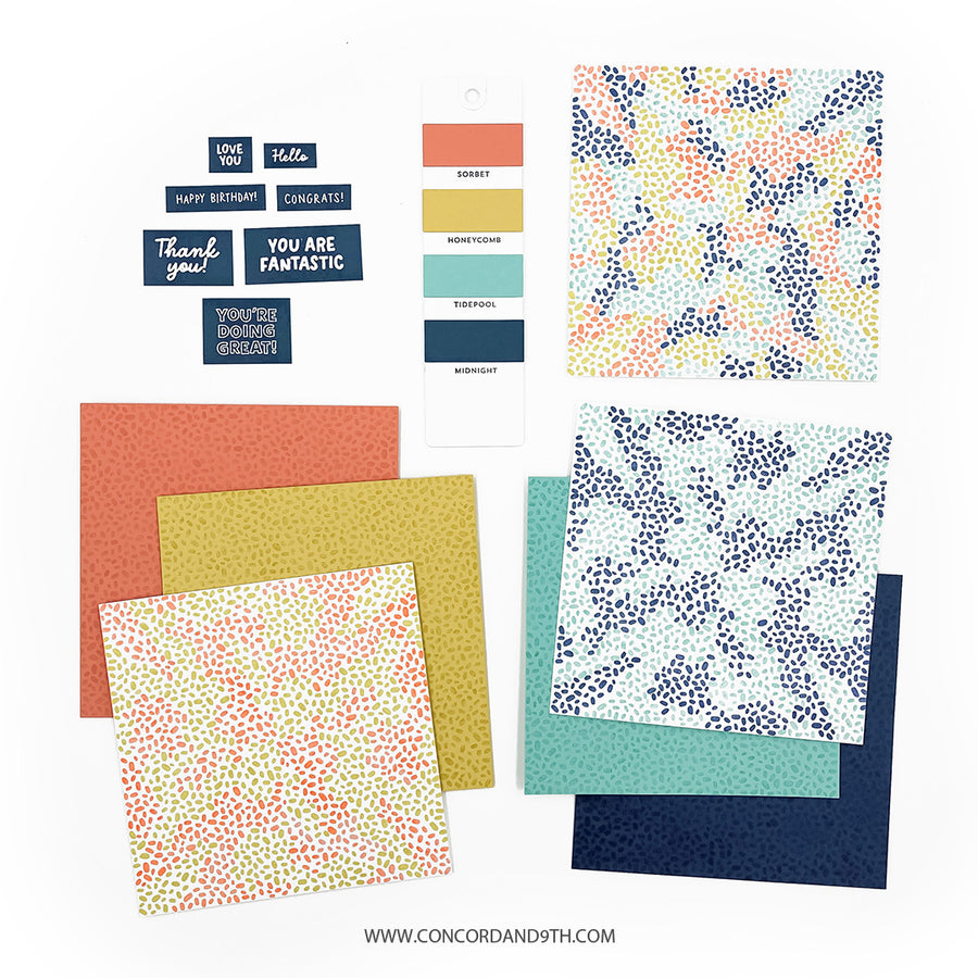 Concord & 9th - Speckled Turnabout™ Stamp Set