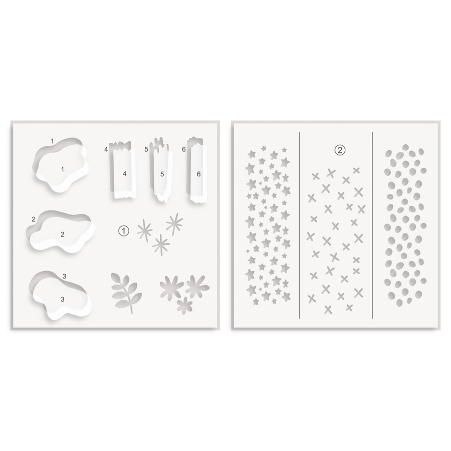Altenew - Daydream Doodles Stencil Set (2 in 1)