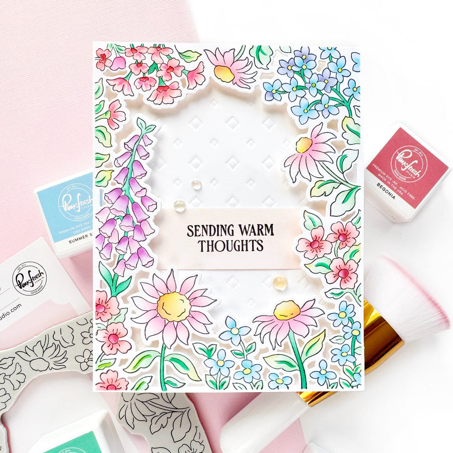 Pinkfresh Studio - Sunlit Garden Stencils