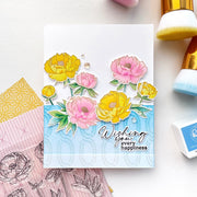 Pinkfresh Studio - Blushing Blooms Stencils