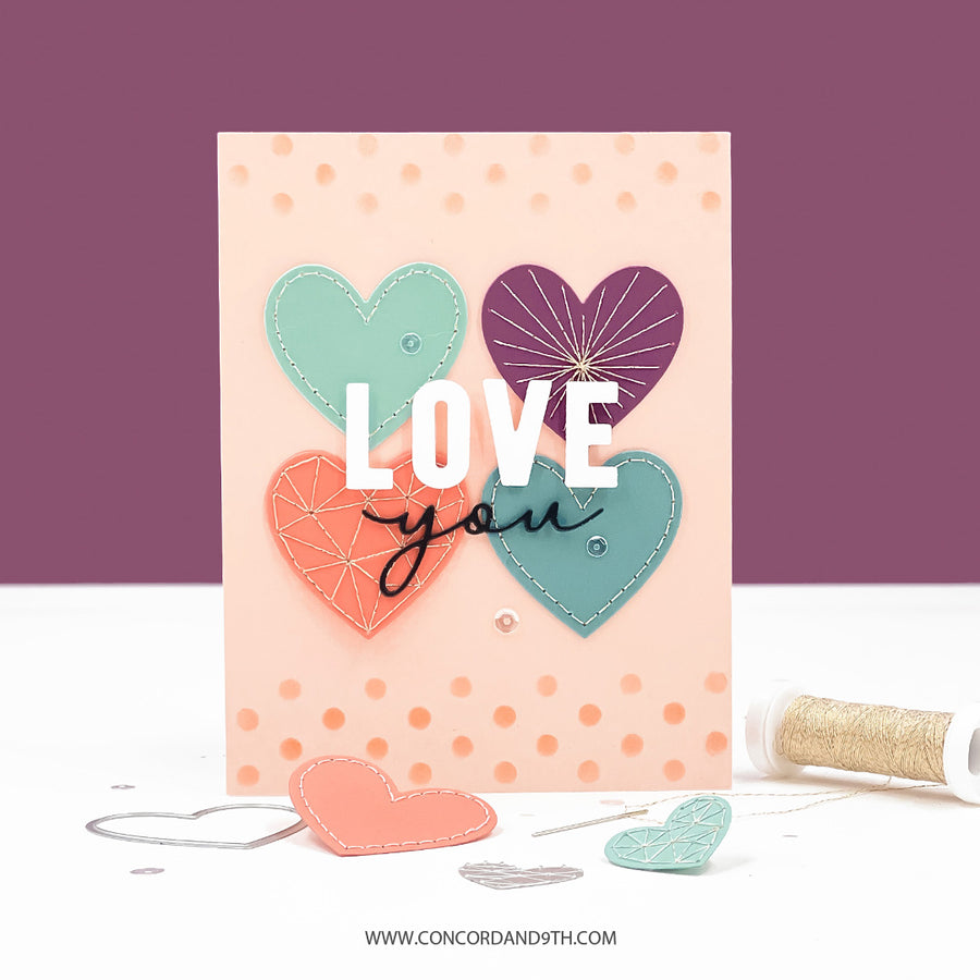 Concord & 9th - Stitch of Love Piercing Dies
