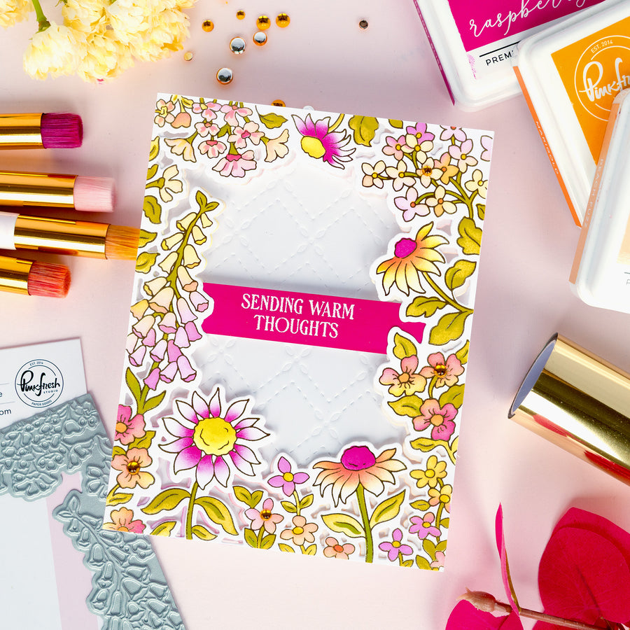Pinkfresh Studio - Sunlit Garden Stencils