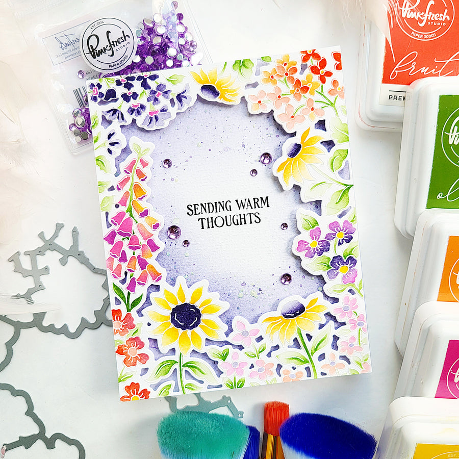 Pinkfresh Studio - Sunlit Garden Stencils