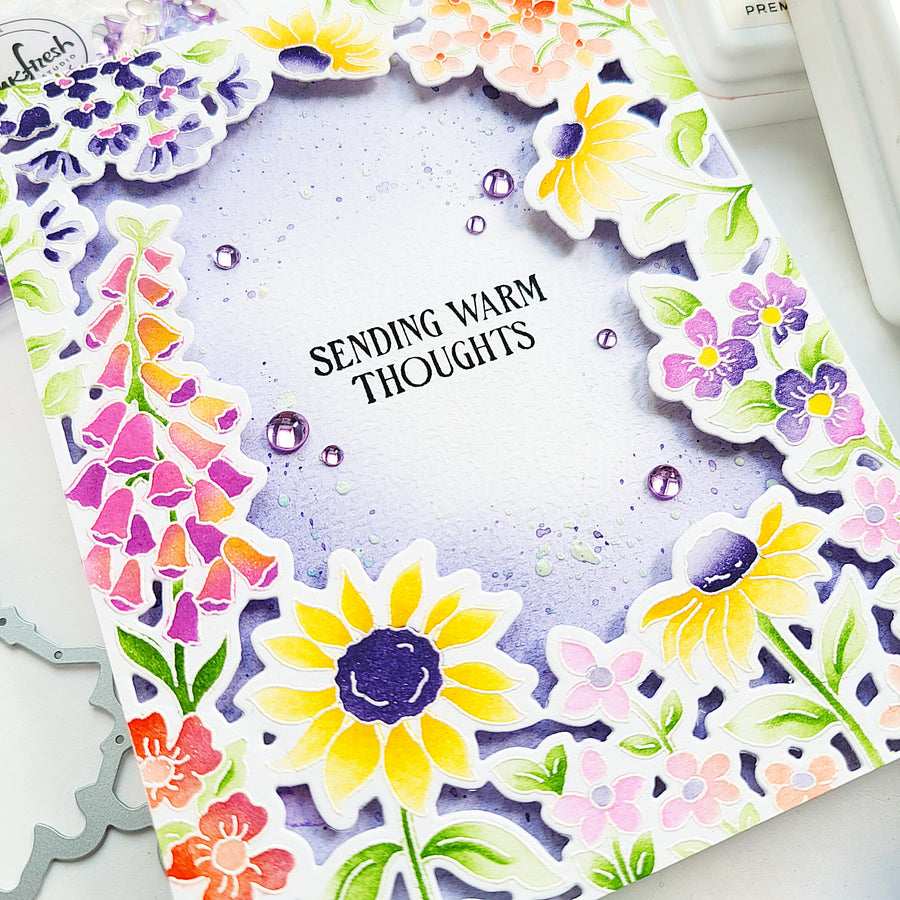 Pinkfresh Studio - Sunlit Garden Stencils